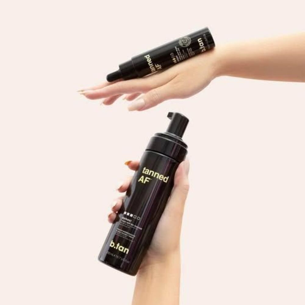 b.tan Glow Getter Self-Tanning Kit|2x1-Hour Tanning Mousse+applicator - Picture 4 of 10